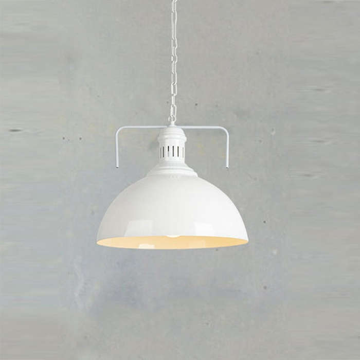 Retro Industrial Pendant Light Creative Single Head Iron Art Hanging Lamp E27 Bulb Perfect for Ki...