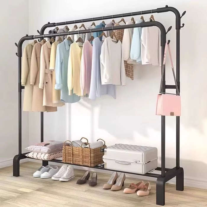 Multipurpose Double Hanging Storage Rack