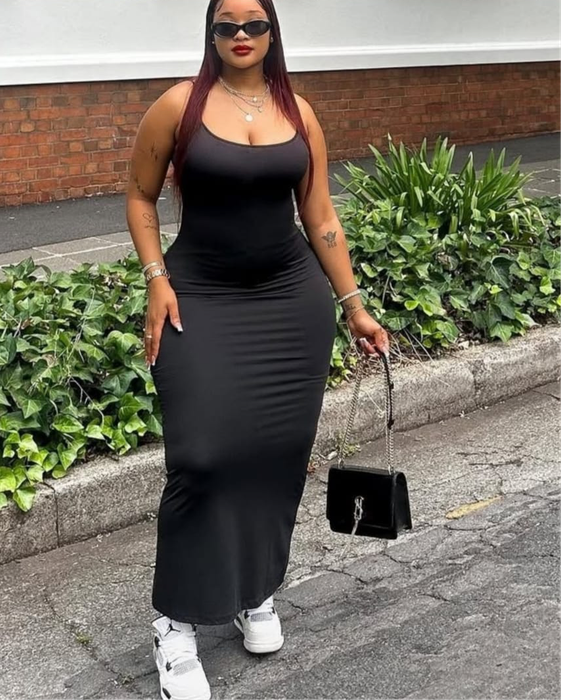 Sleeveless Bodycon Maxi Dress