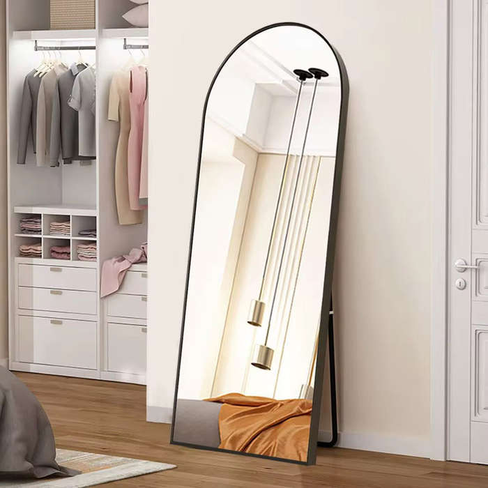 Oval Shaped Unbreakable Mirror - Shatterproof Full Length Mirror
