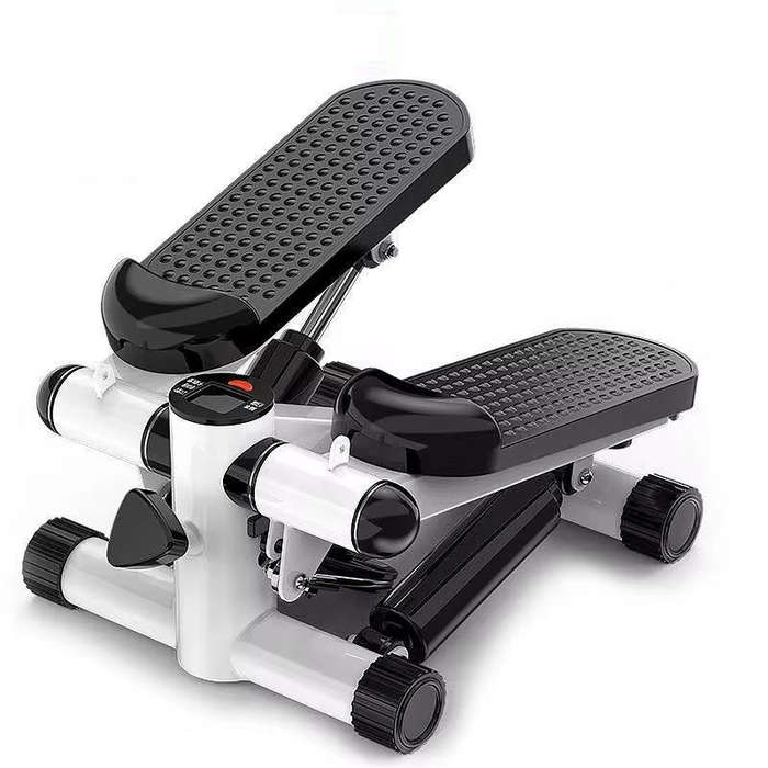 Mini Stepper with Resistance Bands - Compact Stair Climbing Exercise Machine