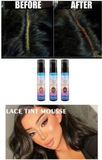 Lace Tint Mousse for Wigs - Professional Lace Tinting Formula