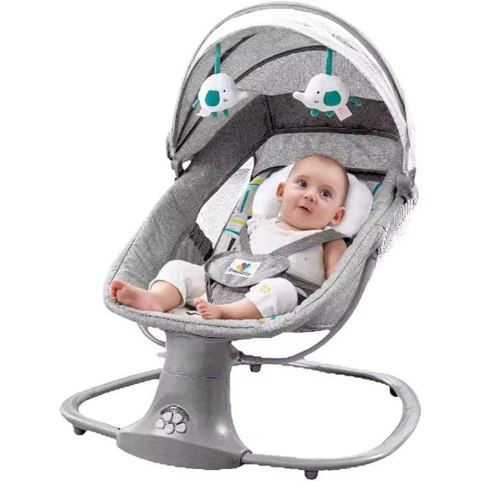 3-in-1 Mastela Baby Bouncer - Portable Swing & Rocker