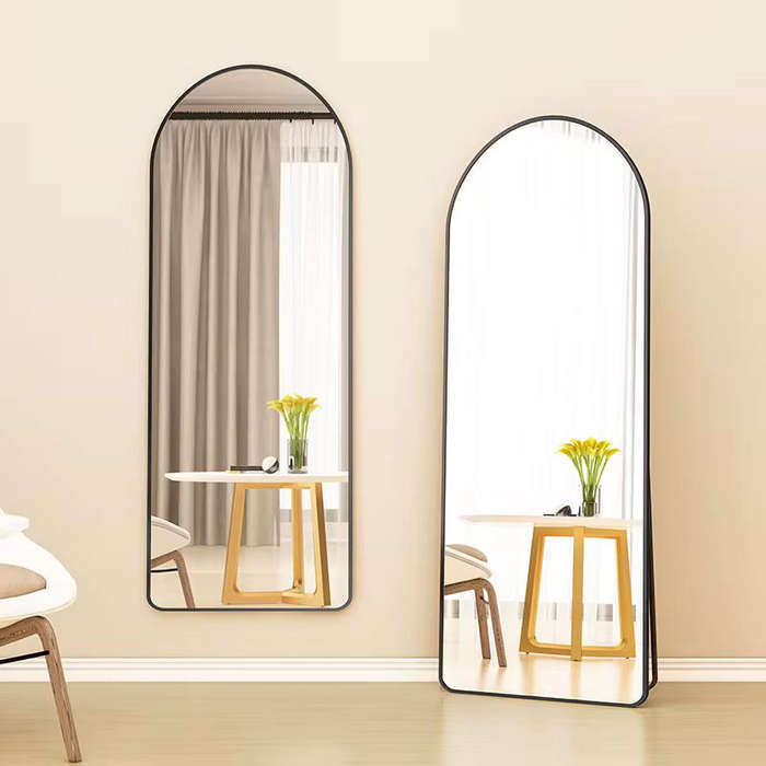Oval Shaped Unbreakable Mirror - Shatterproof Full Length Mirror