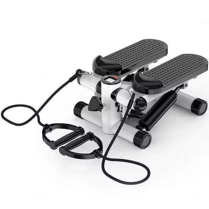 Mini Stepper with Resistance Bands - Compact Stair Climbing Exercise Machine
