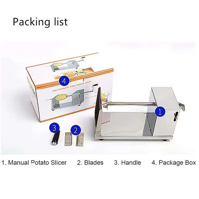 Professional Spiral Potato Chips Cutting Machine