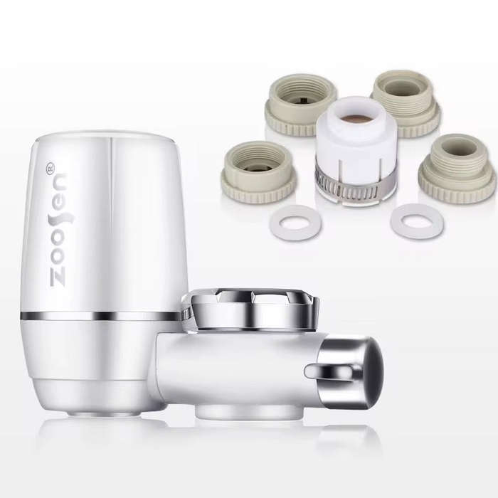Faucet Water Purifier with Filter & 2 Replacement Cartridges