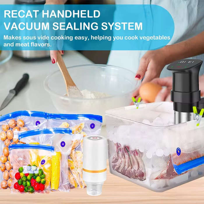 USB Rechargeable Vacuum Pump Food Storage Bag Sealer