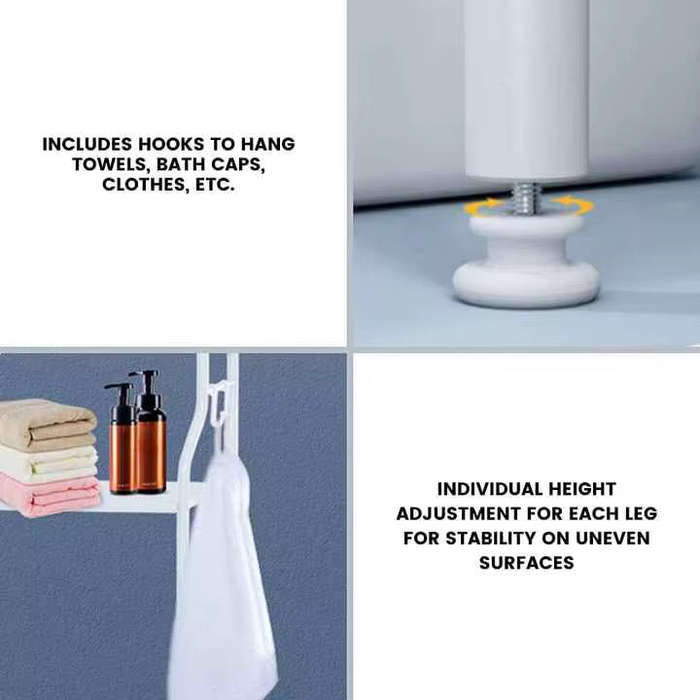 3-Layer Multipurpose Storage Rack - Versatile Organizer
