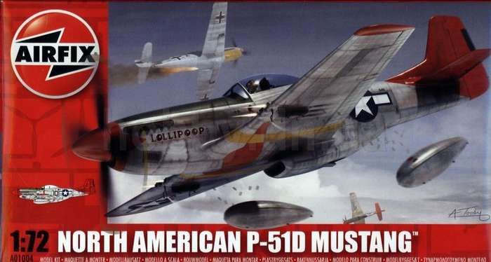 North American P-51D Mustang 1/72 Scale Airfix A01004