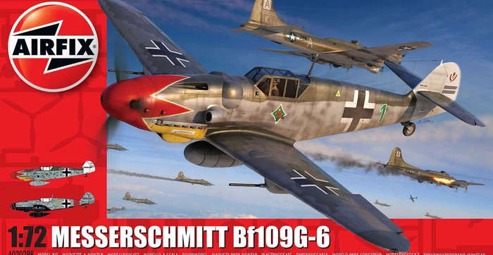 Messerschmitt Bf.109G6-6 1/72 Scale Airfix A02029B