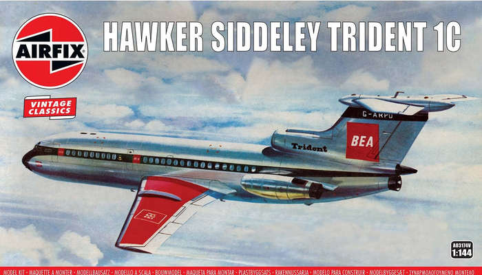 Hawker Siddeley 121 Trident 1C 1/144 Scale Airfix A03174V
