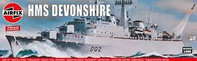 HMS Devonshire 1/600 Scale Airfix A03202V