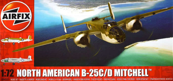 North American B-25C/D Mitchell 1/72 Airfix A06015