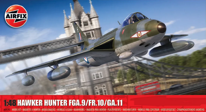 Hawker Hunter FGA.9 1/48 Scale Airfix A09192