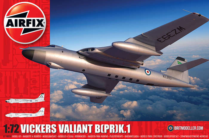 Vickers Valiant B(PR)Mk.1  1/72 Scale Airfix A11001AP