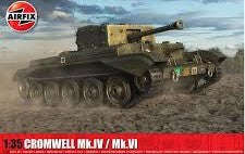 Cruiser Mk.VIII A27M Cromwell Mk.IV/Mk.VI 1/35 Scale Airfix A1384