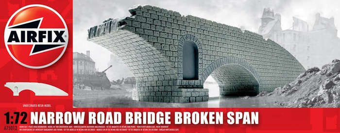Narrow Road Bridge Broken Span 1/76 Scale Airfix A57012