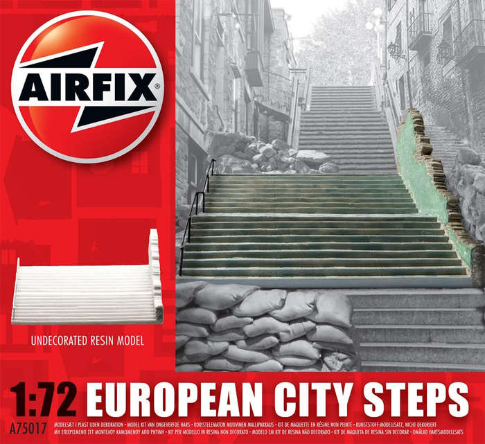 European City Steps 1/72 Scale Airfix A75017