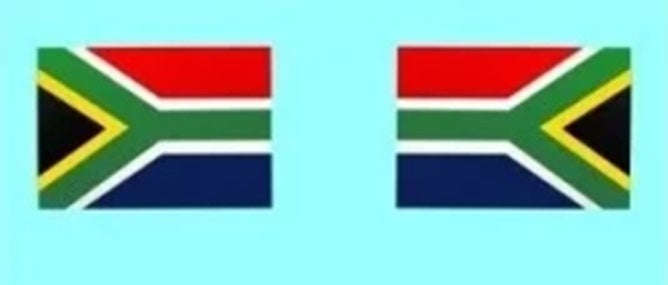South African Flag 7x4mm (x2) 1/72 Scale Viper Decal Products AM72002
