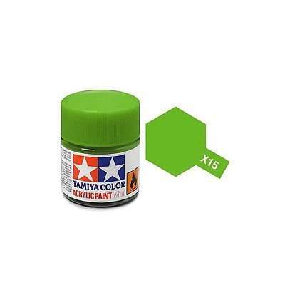 Light Green Gloss Acrylic Paint 23ml Tamiya X-15