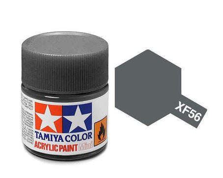 Metallic Grey Acrylic Paint 23ml Tamiya XF-56