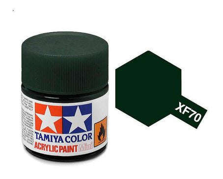 Flat Dark Green 2 IJN Acrylic Paint 23ml Tamiya XF-70