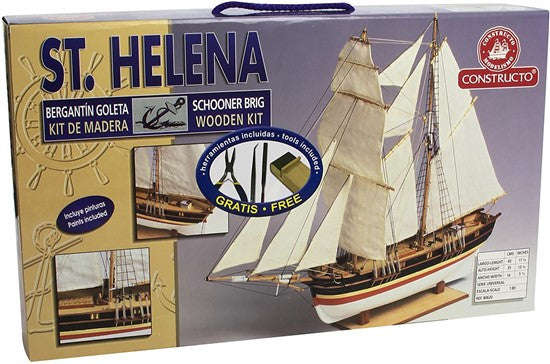 St Helena Schooner Brig (Including paint) - 1/85 Scale Constructo 80620