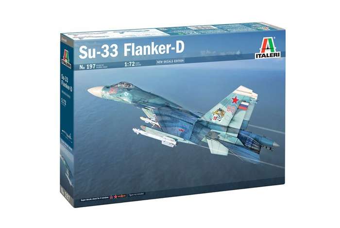 Sukhoi Su-27D Sea Flanker 1/72 Scale Italeri 197