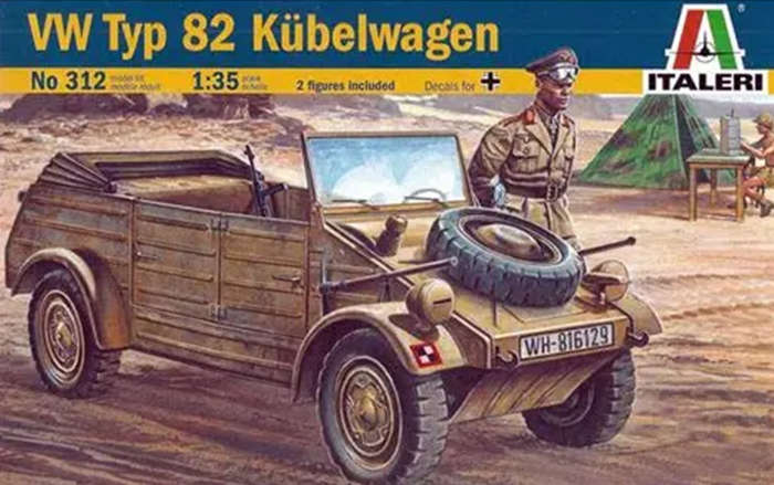 VW Kdf.1 Type 82 "Kubelwagen" 1/35 Scale Italeri 312