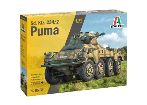 Sd.Kfz 234/2 Puma 1/35 Scale Italeri  6572