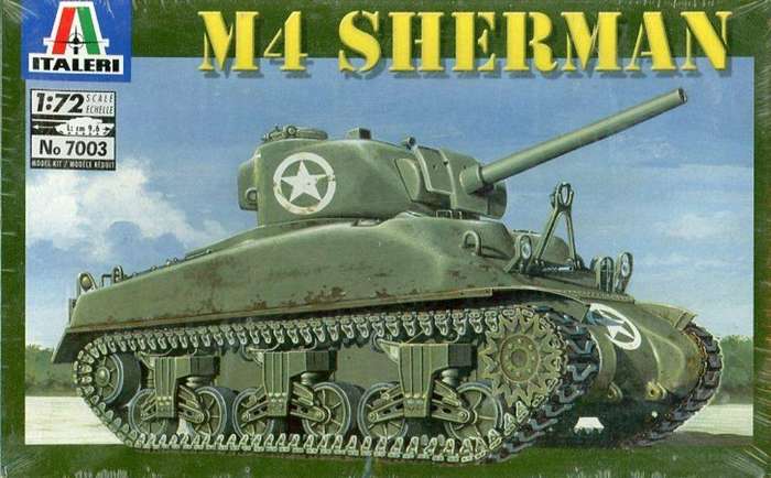 M4 Sherman 1/72 Scale Italeri 7003