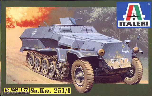 Sd. Kfz. 251/1 1/72 Scale Italeri 7009