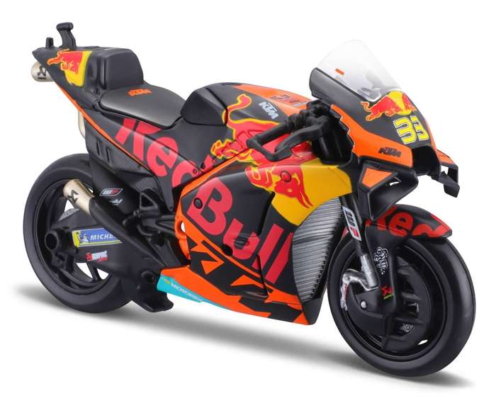 RedBull KTM RC16 MotoGP2021(#33B.Binder)DISC 1/18 Maisto 36371