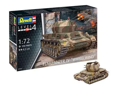 Aa Tank Iv "Wirbelwind" (2 Cm Flak 38) 1/72 Revell 03267