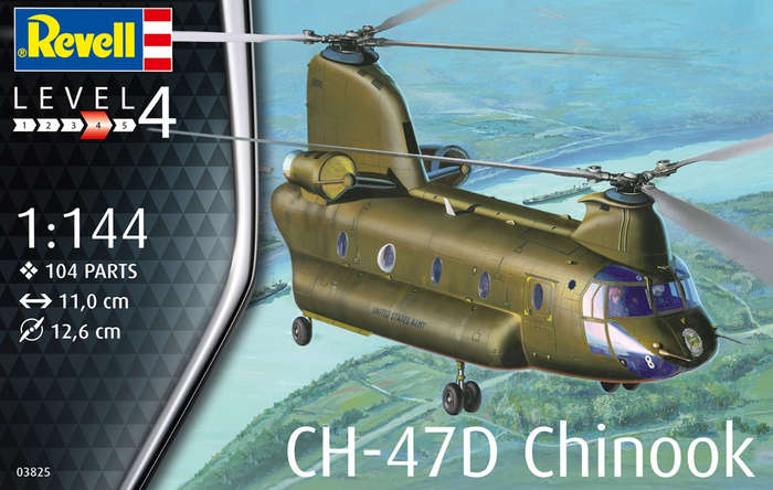 CH-47D Chinook 1/144 Scale Revell 03825
