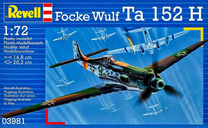 Focke Wulf Ta 152 H 1/72 Scale Revell 03981