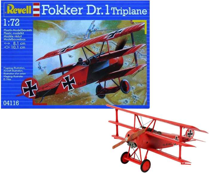 Fokker Dr. 1 Triplane 1/72 Revell 04116
