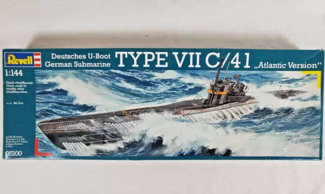 German. Submarine Type Vii C/41 Atlantic  Ver 1/144 Revell 05100