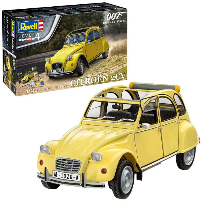 Gift Set James Bond "Citroen 2 CV" 1/24 Revell 05663