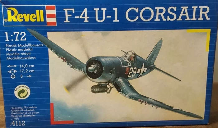 F-4 U-1 Corsair 1/72 Scale Revell 4112