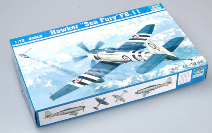 Hawker Sea Fury FB.11 1/72 Scale Trumpeter 01631