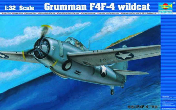 Grumman F4F-4 WIldcat 1/32 Scale Trumpeter02223