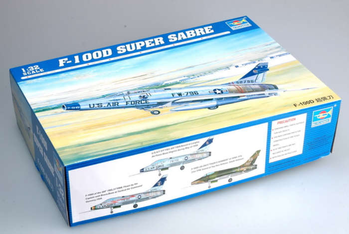 F-100D Super Sabre 1/32 Scale Trumpeter 02232