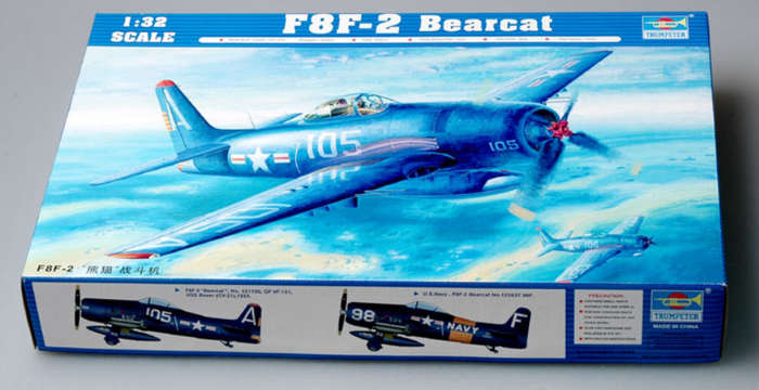 Grumman F8F-2 Bearcat 1/32 Scale Trumpeter 2248