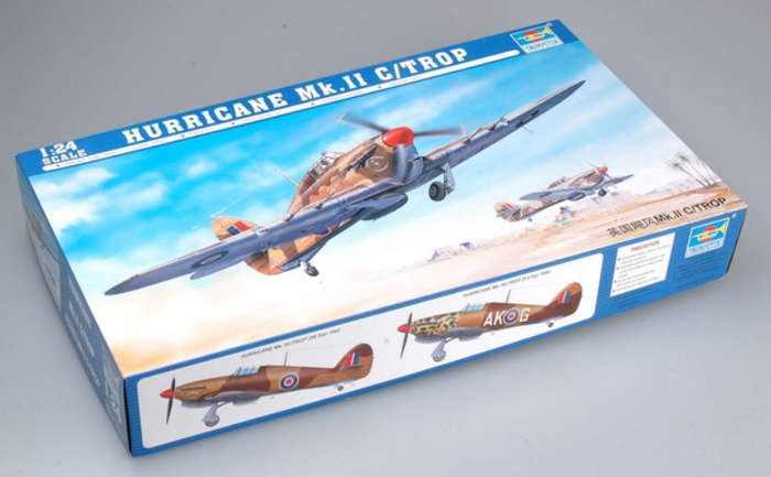 Hawker Hurricane Mk.IIC Trop 1/24 Scale Trumpeter 02416