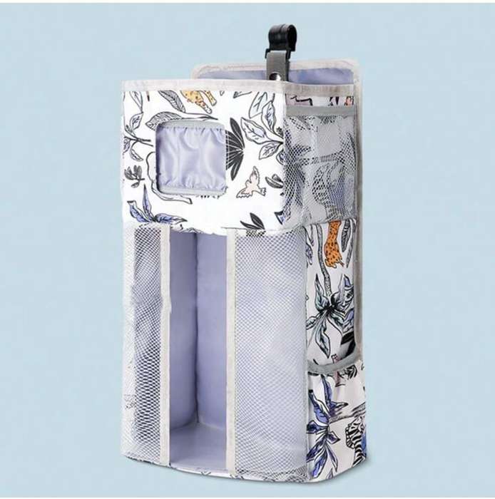 ZS - Hanging Diaper Caddy/Diaper Bag, Crib Side Companion Animal
