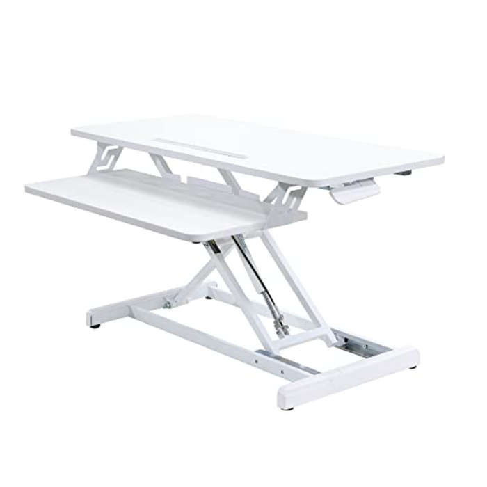 ZS - Sit and Stand Modern Workstation White
