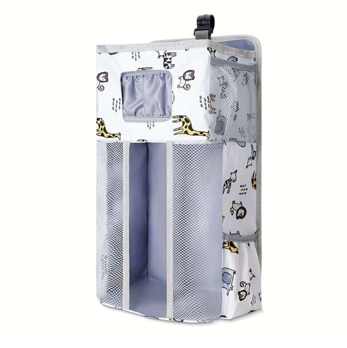 ZS - Hanging Diaper Caddy/Diaper Bag, Crib Side Companion Animal