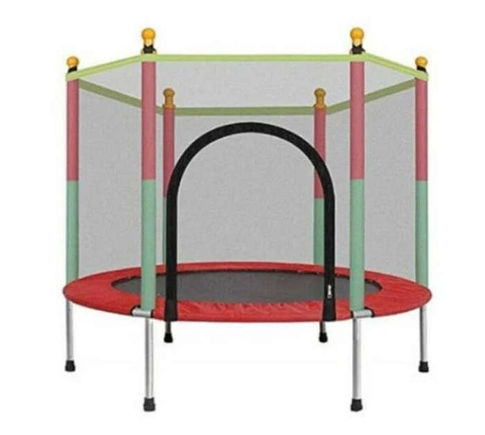 Kids Mini Trampoline with Enclosure Net